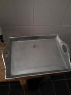 *Sale*Metalen dienblaadje ,sleets, kl" mangelbakje" ., Ophalen of Verzenden, Rond, Metaal