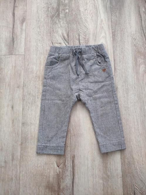 Prachtige, nette grijs gestreepte broek Pomp de Luxe, 86., Kinderen en Baby's, Babykleding | Maat 86, Zo goed als nieuw, Jongetje