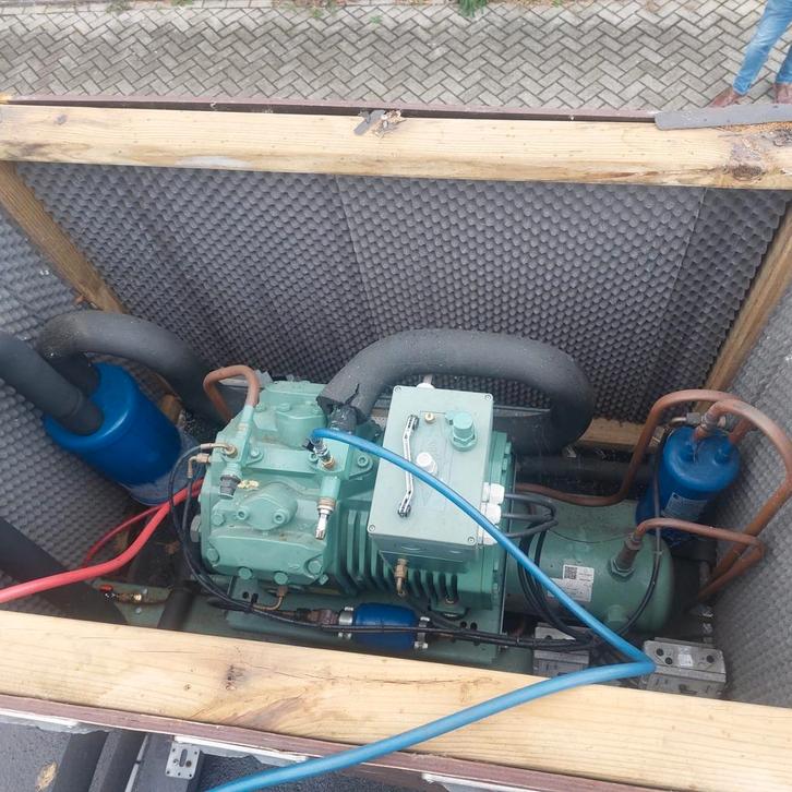 BITZER vriesaggregaat met condensor – compleet set, Witgoed en Apparatuur, Overige Witgoed en Apparatuur, Gebruikt, Ophalen
