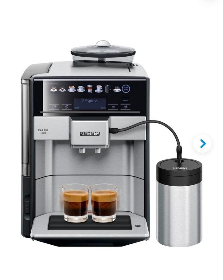 Siemens EQ.6 plus s300 coffee Machine, Witgoed en Apparatuur, Koffiezetapparaten, Zo goed als nieuw, Koffiebonen, Espresso apparaat