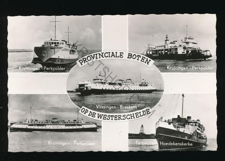 Provinciale boten Zeeland - meerluik [KRST009-1864, Verzamelen, Ansichtkaarten | Nederland, Gelopen, Zeeland, 1960 tot 1980, Verzenden