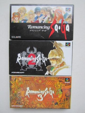 Romancing Saga 1 of 2 of 3 SNES Super Nintendo NES beschikbaar voor biedingen