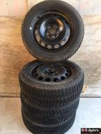 Winterset staal + Vredestein Audi A3 8P ('03-'12), Ophalen, Gebruikt, 16 inch, Banden en Velgen