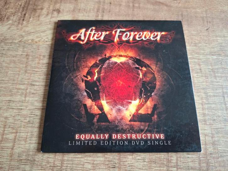 Cd After Forever Equally Destructive limited edition dvd sin, Cd's en Dvd's, Cd's | Hardrock en Metal, Ophalen of Verzenden