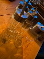 6 Glazen flessen met dop. Kunnen in de vriezer! 360 ml., Verzamelen, Overige typen, Ophalen of Verzenden, Zo goed als nieuw