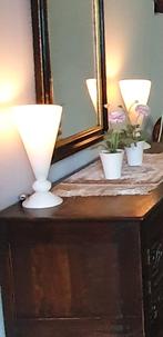 2 Alabastros Pegasam Schemerlampen -  Natuurst, Huis en Inrichting, Lampen | Tafellampen, Overige materialen, Gebruikt, Vintage