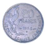 Frankrijk 20 Francs 1952 B, Postzegels en Munten, Ophalen of Verzenden, Frankrijk, Losse munt