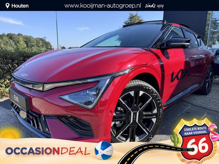 Kia EV6 GT-Line 84 kWh | Complete Uitvoering | Schuif/Kantel, Auto's, Kia, Bedrijf, Te koop, EV6, 360° camera, ABS, Achteruitrijcamera