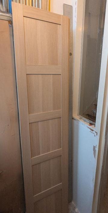 twee Pax deuren Bergsbo, eik kleur, 50*229 - afbeelding 2