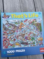 That’s life puzzel 1000 stukjes zeilboten / Goliath, Ophalen of Verzenden, 500 t/m 1500 stukjes, Zo goed als nieuw, Legpuzzel