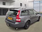 Volvo V50 2.5 T5 Momentum/YOUNGTIMER/2XSLEUTELS/TOPSTAAT/ORI, Auto's, Volvo, Origineel Nederlands, Te koop, V50, Zilver of Grijs