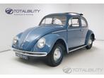 Volkswagen Kever 1200 Ragtop met semafoor knipperlicht 1958, Auto's, Oldtimers, 1184 cc, Bedrijf, Handgeschakeld, Blauw