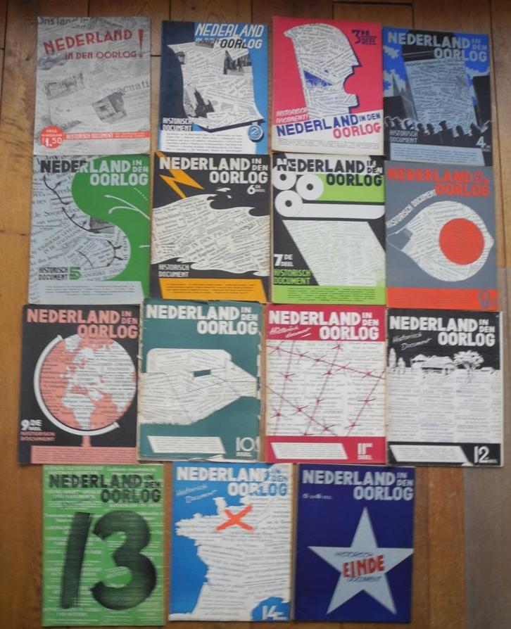 Nederland in den oorlog. Compleet in 16 delen, Boeken, Oorlog en Militair, Gelezen, Algemeen, Tweede Wereldoorlog, Ophalen of Verzenden