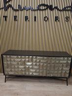 dressoir 3 deurs champagn model Tetro van Richmond Interiors, Ophalen, Metaal, 150 tot 200 cm, Nieuw