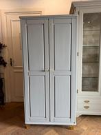 Unieke kast Hotel Chique Greige strak kastje meidenkast VdlM, Ophalen, Taupe goud legkast restyled recycle kledingkast servieskast