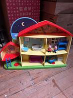 Peppa pig huis dag en nacht, Ophalen of Verzenden, Zo goed als nieuw, Poppenhuis