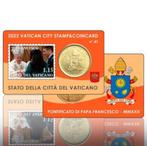 Coincard 41 met Postzegel Vaticaan 2022, Ophalen of Verzenden, Vaticaanstad, 50 cent, Setje