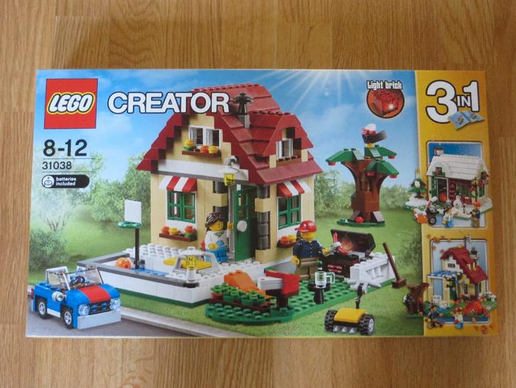 Lego 31038 Creator changing seasons met o.a. Winterhuisje, Kinderen en Baby's, Speelgoed | Duplo en Lego, Nieuw, Lego, Complete set