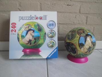 puzzelbal paarden, puzzleball, 240 stukken beschikbaar voor biedingen