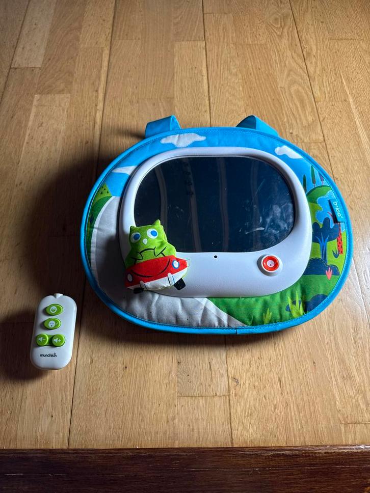 Munchkin Brica Autostoel Spiegel Dierenvriendjes, Kinderen en Baby's, Autostoeltjes, Zo goed als nieuw, Overige merken, 0 t/m 13 kg