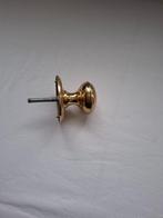 messing deurknop met achterplaat, Doe-het-zelf en Verbouw, Hang- en Sluitwerk, Ophalen of Verzenden, Gebruikt, Koper of Messing
