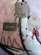 nieuw sieraden set ketting + bijpassende oorbellen, Sieraden, Tassen en Uiterlijk, Kettingen, Overige materialen, Nieuw, Ophalen of Verzenden