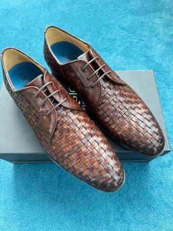 NIEUW Giorgio 1958 Vlechtwerk Schoen EU 45 Bruin beschikbaar voor biedingen