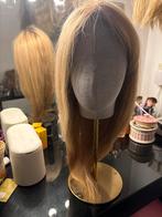 Goudblond Haarstuk Echt Haar, Sieraden, Tassen en Uiterlijk, Uiterlijk | Haarverzorging, Ophalen of Verzenden, Zo goed als nieuw