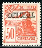 Honduras D-26 - Locomotief, Postzegels en Munten, Postzegels | Amerika, Ophalen of Verzenden, Midden-Amerika
