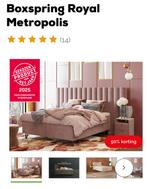 Te koop bed 180x210, Huis en Inrichting, Slaapkamer | Bedden, Ophalen, 210 cm, Tweepersoons, Zo goed als nieuw