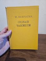 Oud kookboek H. Hornstra Culinair Vademecum antiek recepten, Verzenden, Gelezen