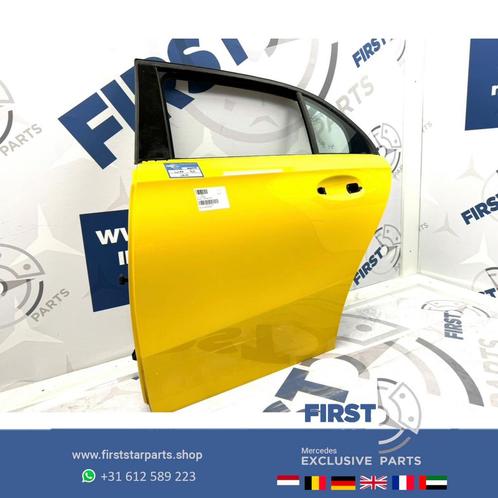 W177 PORTIER ZWART LINKS ACHTER A KLASSE DEUR COMPLEET 2018-, Auto-onderdelen, Carrosserie en Plaatwerk, Deur, Mercedes-Benz, Achter