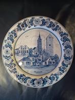 Delfts Blauw wandbord Mijdrecht, Antiek en Kunst, Ophalen
