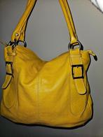 Lederen  Damestas Mosterdgeel, Ophalen, Gebruikt, Geel, Handtas