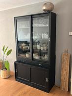 Vitrinekast, Huis en Inrichting, Ophalen, Met plank(en), Strak, Gebruikt