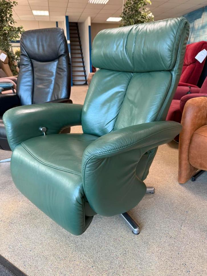 Himolla relax stoel relaxfauteuil gratis bezorging/ garantie, Huis en Inrichting, Fauteuils, Zo goed als nieuw, Leer, Verzenden