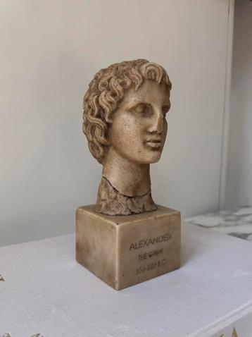 Borstbeeld Alexander de Grote - Klassiek Beeldhouwwerk beschikbaar voor biedingen