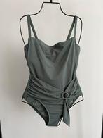 Seafolly badpak - elegant - gedrapeerde taille maat - M/L, Verzenden, Zo goed als nieuw, Groen, Badpak