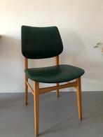 Set vintage stoelen eetkamerstoelen jaren 60 70, Huis en Inrichting, Stoelen, Drie, Gebruikt, Leer, Ophalen of Verzenden