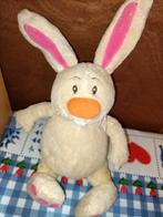 Anna Club Plush konijn knuffel licht bruin met roze oren, Ophalen of Verzenden, Konijn
