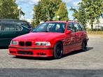 BMW E36 Touring 328i – DTM, Auto's, Zwart, Leder en Stof, Stationwagon, Handgeschakeld