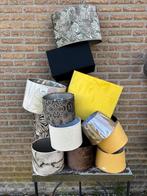 Partij lampen kappen - 18stuks, Ophalen, Zo goed als nieuw, Rond, Minder dan 25 cm