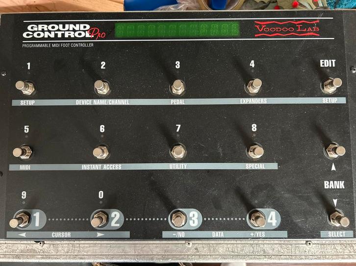 Voodoo Lab Ground Control Pro MIDI Voetcontroller, Muziek en Instrumenten, Effecten, Gebruikt, Overige typen, Ophalen of Verzenden