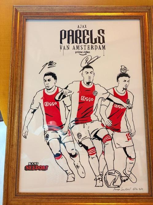Ajax limited edition kunstwerk, Verzamelen, Sportartikelen en Voetbal, Zo goed als nieuw, Overige typen, Ajax, Ophalen of Verzenden