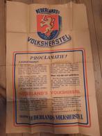 Poster Nederland's Volksherstel, Gebruikt, Ophalen of Verzenden, Rechthoekig Staand, Overige onderwerpen