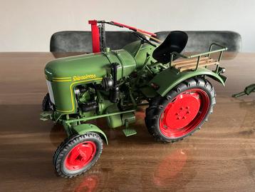Fendt F 15 Dieselross tractor Hachette 1/8 met hooiwagen beschikbaar voor biedingen
