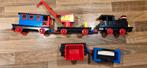 Vintage Lego Trein met Wagons, Ophalen of Verzenden, Gebruikt, Complete set, Lego