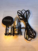 RODE NT1-A Microfoon + Pop Filter + M-Audio SOLO, Ophalen of Verzenden, Zo goed als nieuw, Studiomicrofoon