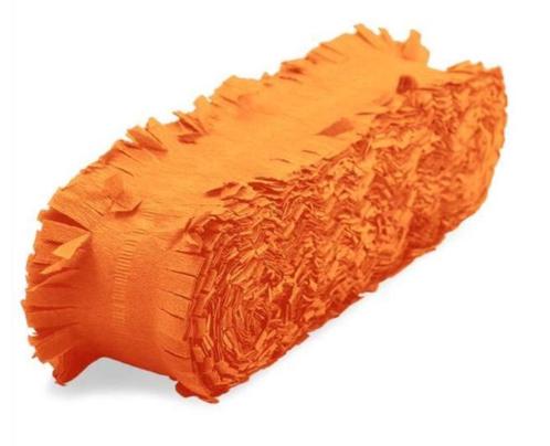 ORANJE Crepe guirlande oranje slinger - nieuw -, Hobby en Vrije tijd, Feestartikelen, Nieuw, Oranje of Koningsdag, Ophalen of Verzenden