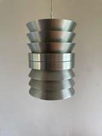 Vintage Doria Hanglamp/ Schalenlamp - RVS, Huis en Inrichting, Lampen | Hanglampen, Gebruikt, Vintage, Ophalen of Verzenden, Metaal